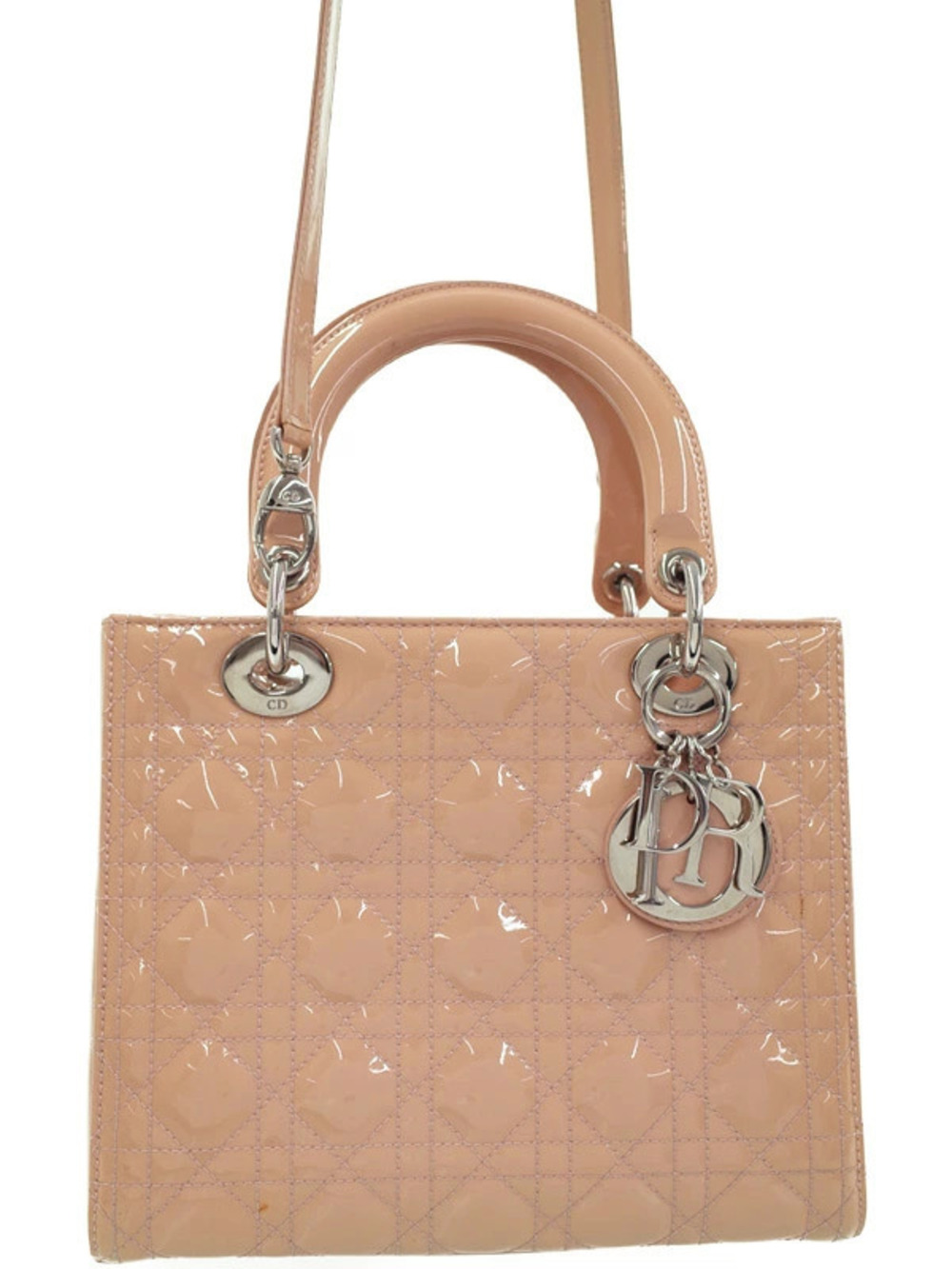 Christian Dior Cannage Quilted Lady Dior 2way bag